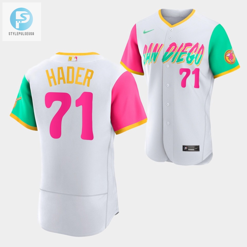 San Diego Padres 202223 City Connect Josh Hader 71 White Jersey 