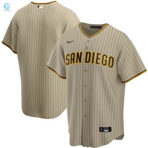 San Diego Padres Alternate Replica Team Jersey Tan Mlb stylepulseusa 1 1