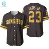 San Diego Padres Fernando Tatis Jr 23 Mlb 2020 Brown Baseball Jersey stylepulseusa 1