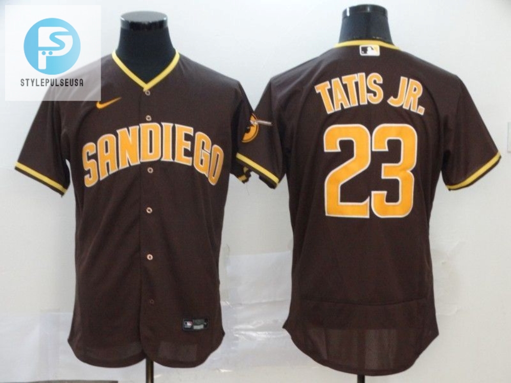 San Diego Padres Fernando Tatis Jr. 23 Mlb 2020 Brown Jersey stylepulseusa 1