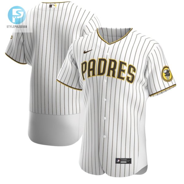 San Diego Padres Home Team Elite Jersey Whitebrown stylepulseusa 1 1