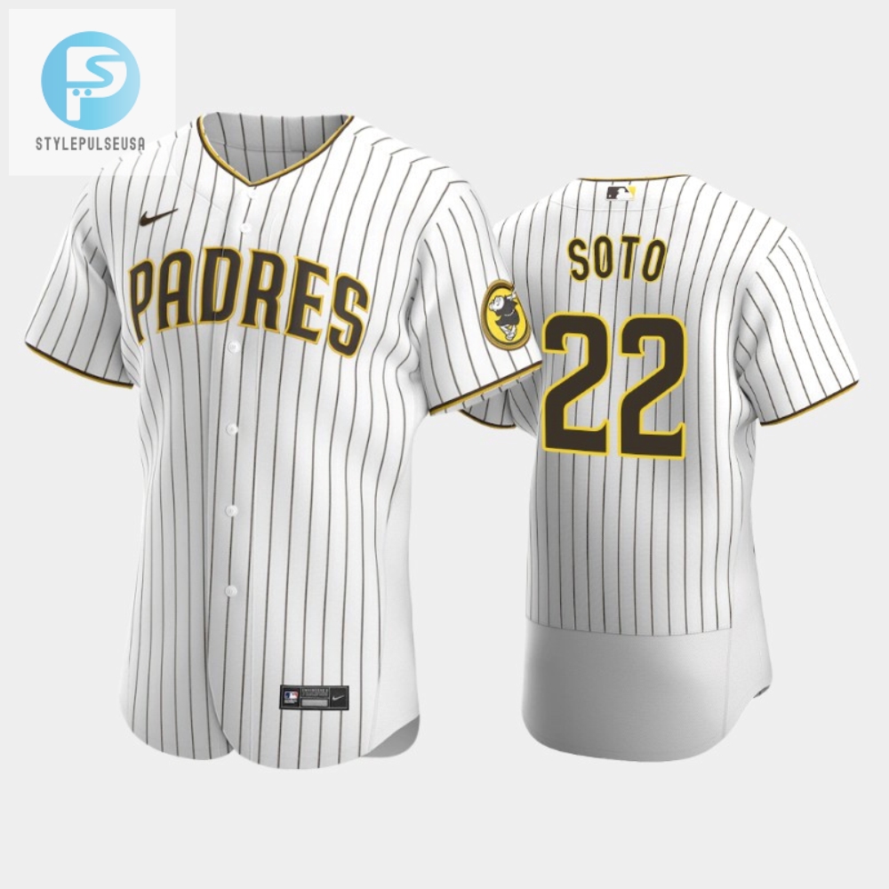 San Diego Padres Juan Soto 22 Home White Jersey stylepulseusa 1