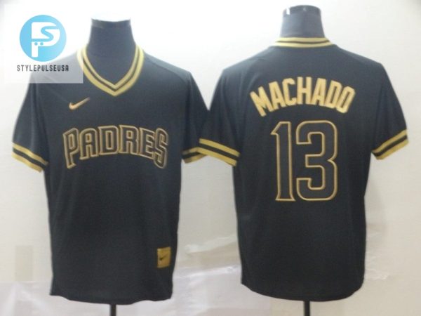 San Diego Padres Manny Machado 13 Mlb 2020 Black Jersey stylepulseusa 1