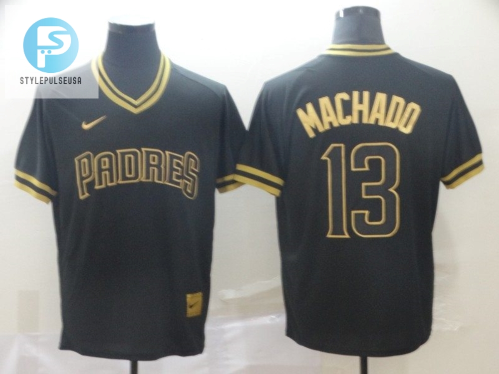 San Diego Padres Manny Machado 13 Mlb 2020 Black Jersey 