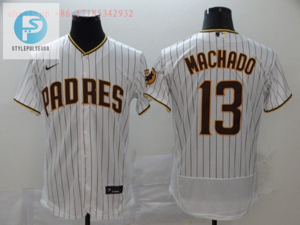 San Diego Padres Manny Machado 13 2020 Mlb White Jersey 