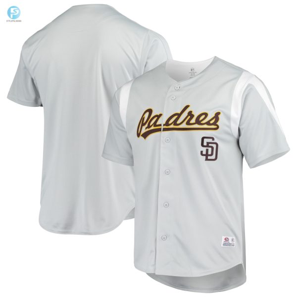 San Diego Padres Stitches Chase Jersey Gray Mlb stylepulseusa 1