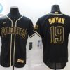 San Diego Padres Tonny Gwynn 19 Mlb 2020 Black Jersey stylepulseusa 1