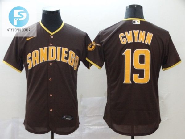 San Diego Padres Tony Gwynn 19 2020 Mlb Dark Brown Jersey stylepulseusa 1