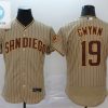 San Diego Padres Tony Gwynn 19 Mlb 2020 Light Brown Jersey stylepulseusa 1