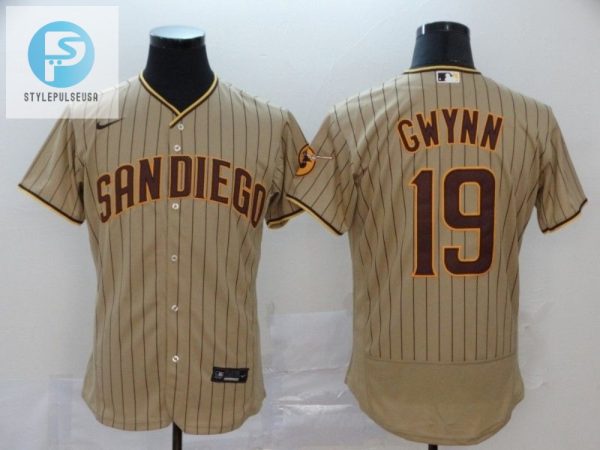 San Diego Padres Tony Gwynn 19 Mlb 2020 Light Brown Jersey stylepulseusa 1