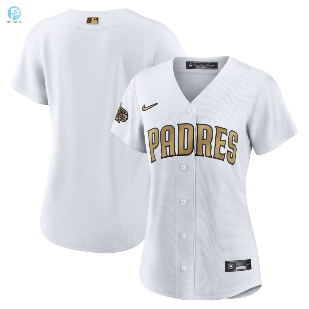 San Diego Padres Womens 2022 Mlb Allstar Game Replica Blank Jersey  White Mlb 