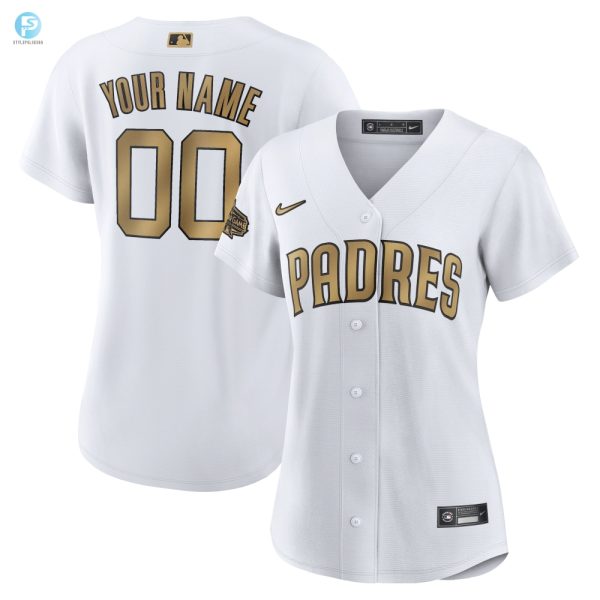 San Diego Padres Womens 2022 Mlb Allstar Game Replica Custom Jersey White Custom Jerseys Mlb stylepulseusa 1 1