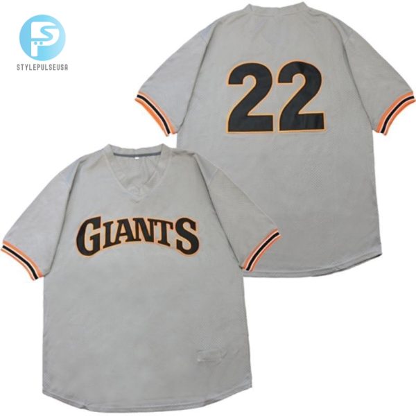 San Francisco Giants 22 Will Clark 2020 Mlb Grey Jersey stylepulseusa 1