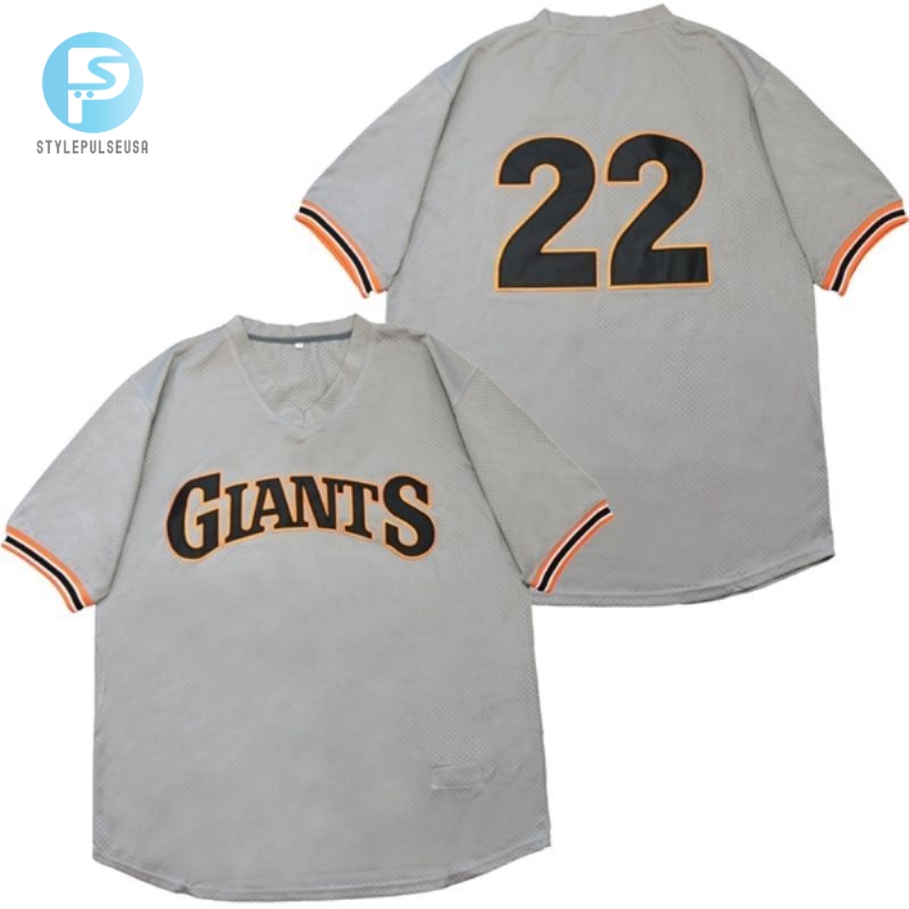 San Francisco Giants 22 Will Clark 2020 Mlb Grey Jersey 