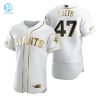 San Francisco Giants 47 Johnny Cueto Mlb Golden Brandedition White Jersey Gift For Giants Fans stylepulseusa 1