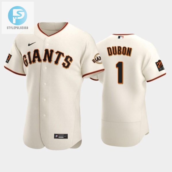 San Francisco Giants 1 Mauricio Dubon Cream Home Jersey stylepulseusa 1