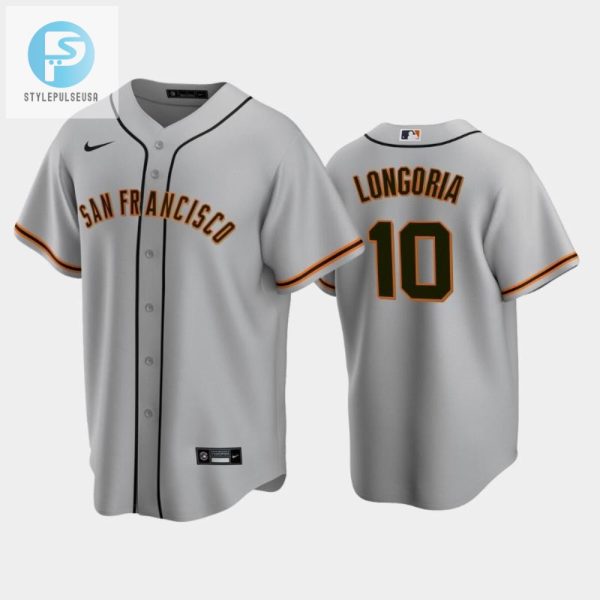 San Francisco Giants 10 Evan Longoria Gray Road Jersey stylepulseusa 1