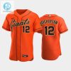 San Francisco Giants 12 Alex Dickerson Alternate Jersey Orange Jersey stylepulseusa 1