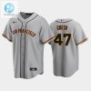 San Francisco Giants 47 Johnny Cueto Gray Road Jersey stylepulseusa 1