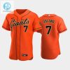 San Francisco Giants 7 Donovan Solano Alternate Jersey Orange Jersey stylepulseusa 1