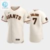 San Francisco Giants 7 Donovan Solano Cream Home Jersey stylepulseusa 1