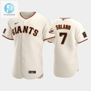 San Francisco Giants 7 Donovan Solano Cream Home Jersey stylepulseusa 1 1