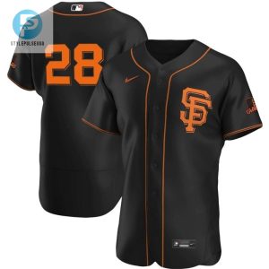 San Francisco Giants Buster Posey 28 Mlb 2020 Black Jersey stylepulseusa 1 1