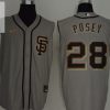 San Francisco Giants Buster Posey 28 2020 Mlb Grey Jersey stylepulseusa 1