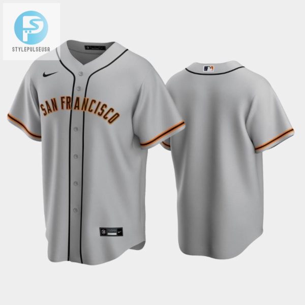 San Francisco Giants Gray Road Jersey stylepulseusa 1