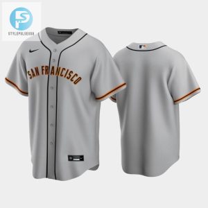 San Francisco Giants Gray Road Jersey stylepulseusa 1 1