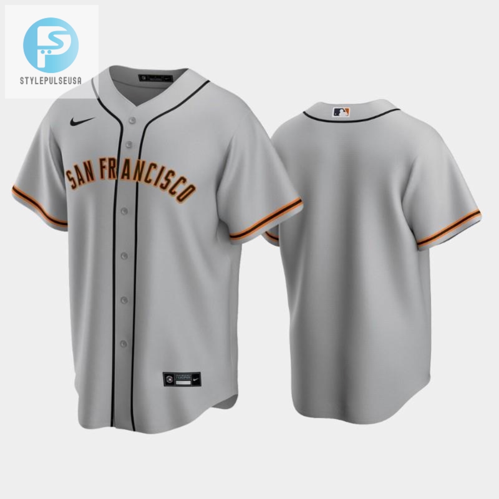 San Francisco Giants Gray Road Jersey 