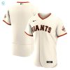 San Francisco Giants Home Authentic Team Logo Jersey Cream Mlb stylepulseusa 1