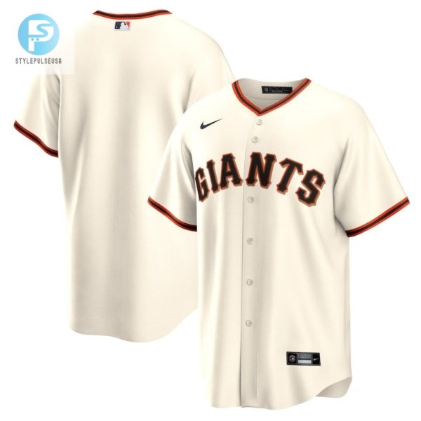 San Francisco Giants Home Blank Men Jersey Cream stylepulseusa 1