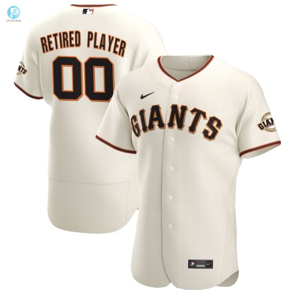 San Francisco Giants Home Pickaplayer Retired Roster Authentic Jersey Cream Custom Jerseys Mlb stylepulseusa 1