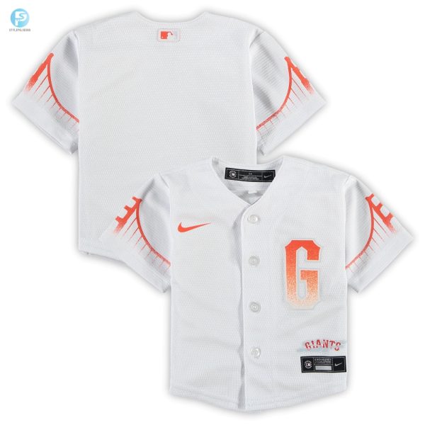 San Francisco Giants Infant 2021 City Connect Replica Jersey White Mlb stylepulseusa 1