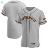 San Francisco Giants Road Authentic Team Jersey Gray Mlb stylepulseusa 1