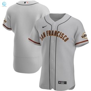 San Francisco Giants Road Authentic Team Jersey Gray Mlb stylepulseusa 1 1