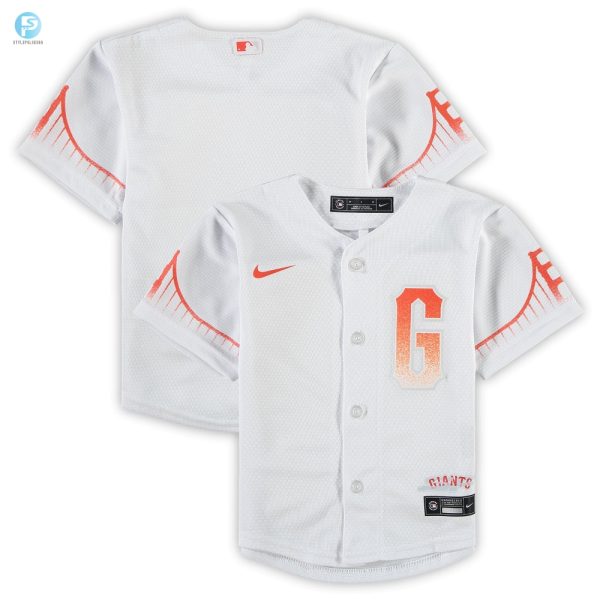 San Francisco Giants Toddler 2021 Mlb City Connect Replica Team Jersey White stylepulseusa 1