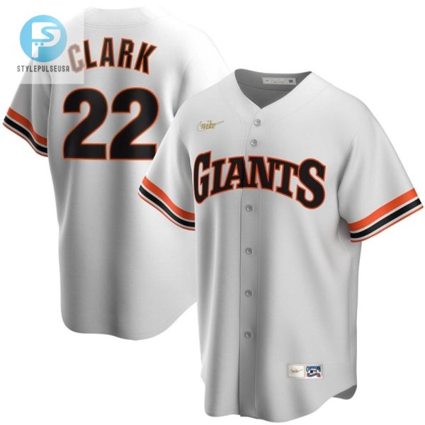 San Francisco Giants Will Clark 22 Mlb 2020 White Jersey stylepulseusa 1