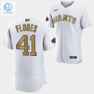 San Francisco Giants Wilmer Flores 41 202223 Allstar White Jersey Men stylepulseusa 1 1