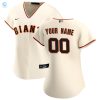 San Francisco Giants Womens Home Replica Custom Jersey Cream Custom Jerseys Mlb stylepulseusa 1