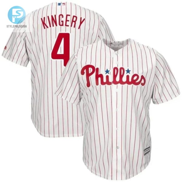 Scott Kingery Philadelphia Phillies Official Cool Base Player Jersey White stylepulseusa 1