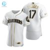 Seattle Mariners 17 Mitch Haniger Mlb Golden Brandedition White Jersey Gift For Mariners Fans stylepulseusa 1