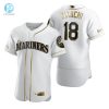 Seattle Mariners 18 Yusei Kikuchi Mlb Golden Brandedition White Jersey Gift For Mariners Fans stylepulseusa 1