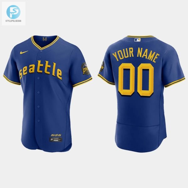 Seattle Mariners 2023 City Connect Elite Jersey Custom 00 Royal stylepulseusa 1