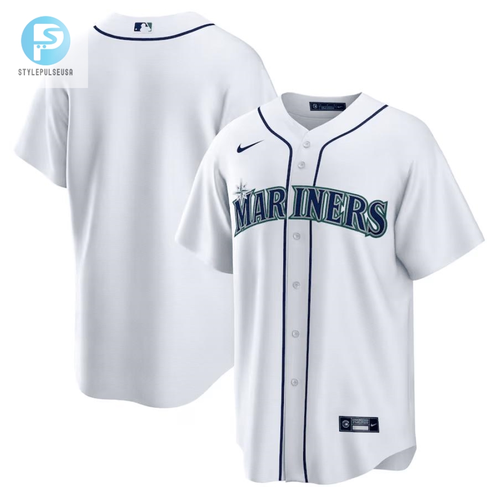 Seattle Mariners Home Men Jersey  White 