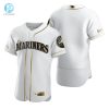 Seattle Mariners Mlb Golden Brandedition White Jersey Gift For Mariners Fans stylepulseusa 1