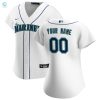 Seattle Mariners Womens Home Replica Custom Jersey White Custom Jerseys Mlb stylepulseusa 1