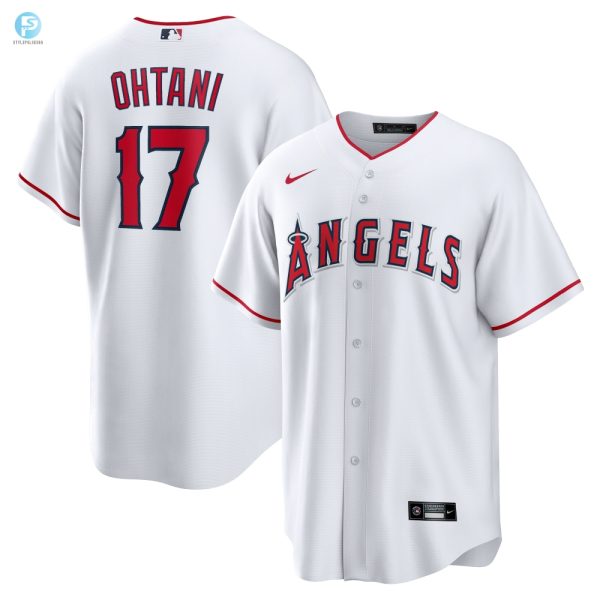 Shohei Ohtani Los Angeles Angels Home Replica Player Name Jersey White Mlb stylepulseusa 1 1