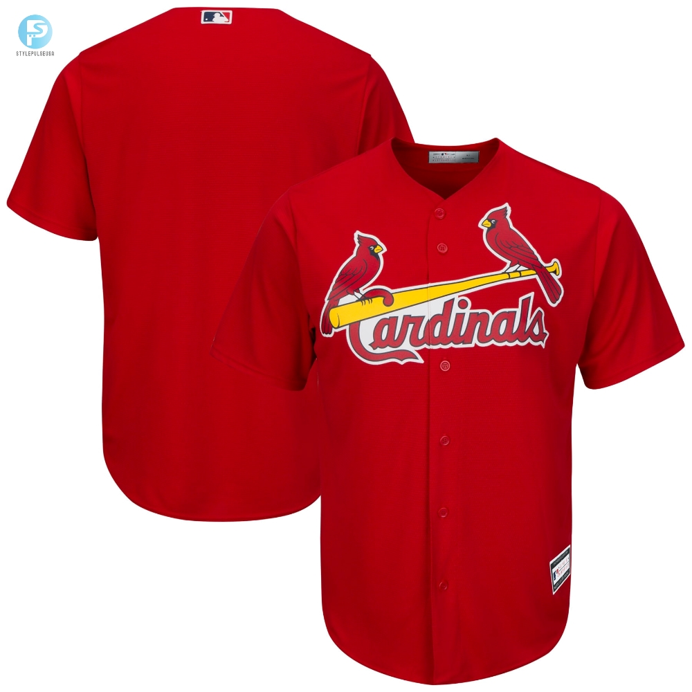 St Louis Cardinals Big And Tall Replica Team Jersey Red Mlb 